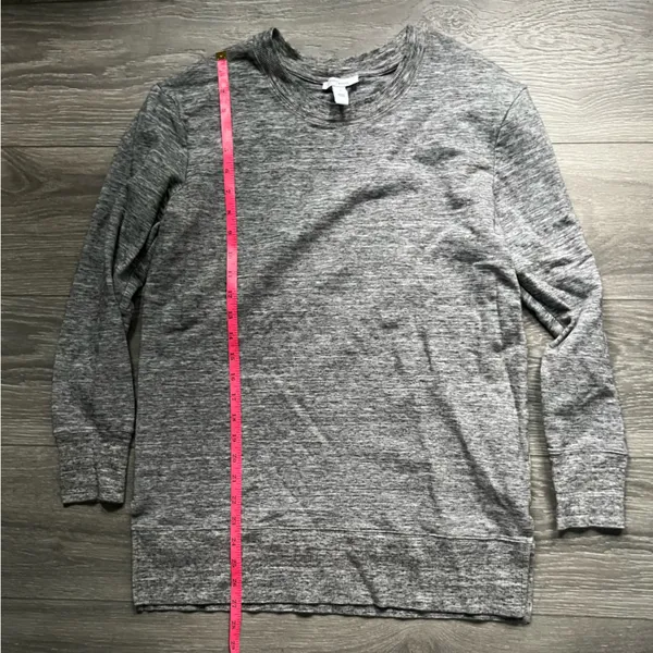 Daily/Ritual Heathered Gray Long Sleeve Crewneck Long Sweatshirt Size M Athletic - Image 6