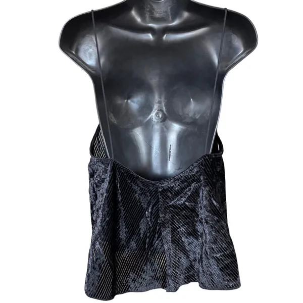 Intimately Free People Corded Velvet Cami Sz M Black Whimsigoth Fairy Grunge 90s - Image 3