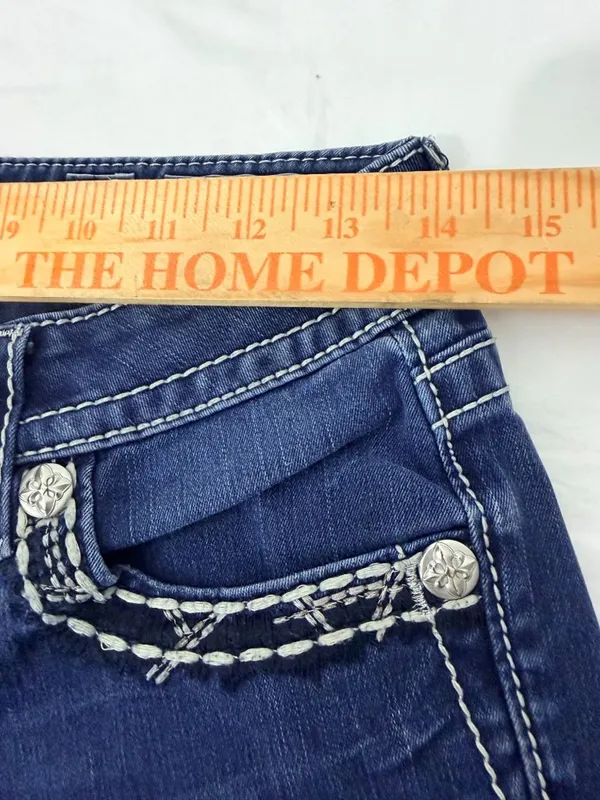 Miss Me Signature Super Skinny Jeans Women’s Size 27 Blue Stretch Denim - Image 8