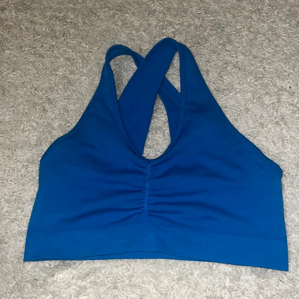 Alphalete Royal Blue Amplify Sport Bra Size Medium - Image 2