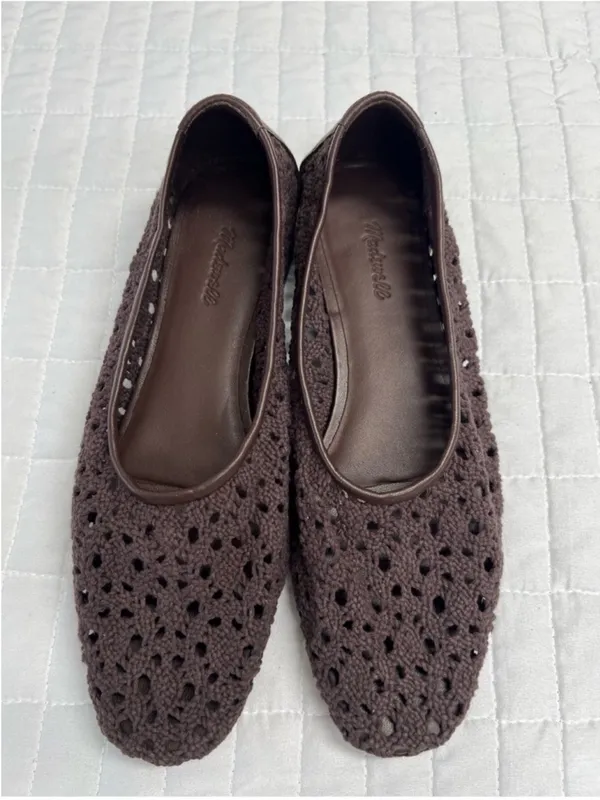 Madewell The Mylie Ballet Flat in Espresso Bean Brown Size 7 NWOB - Image 8