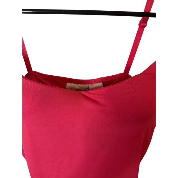 Fashion Bug Pink Padded Cup Stretch Tank Top Women Sz S - Image 6