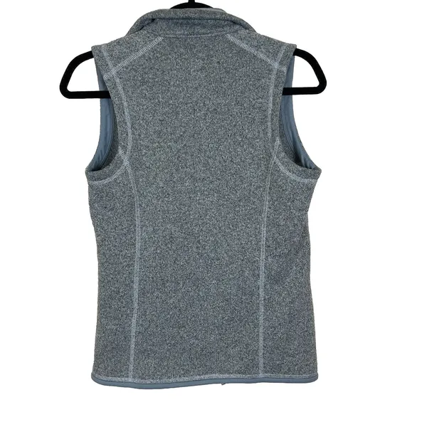 Patagonia Fleece Vest Womens XS Better Sweater Full Zip Hiking Outdoor Gray Blue - Image 2