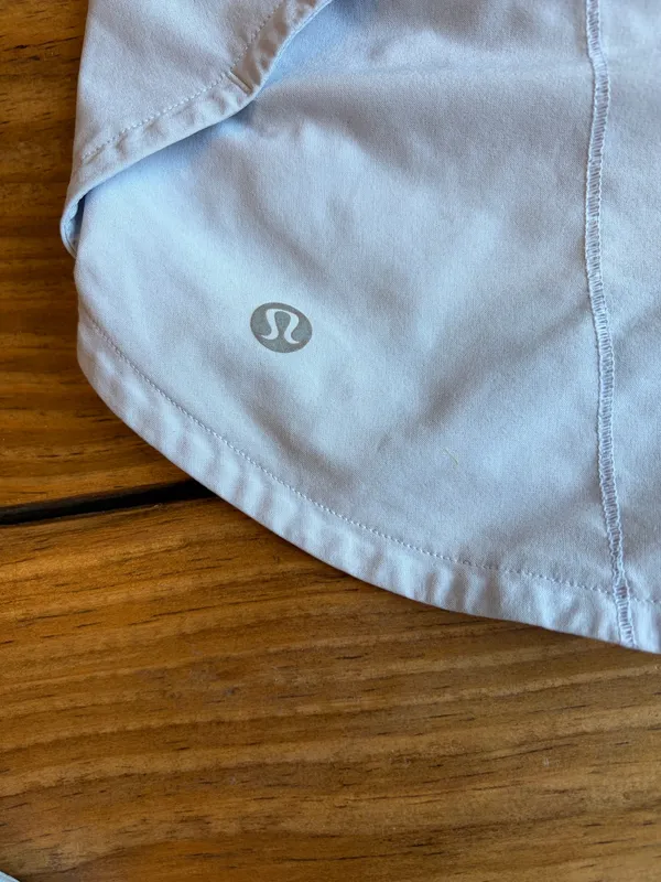 Lululemon Shorts Lined Light Blue High-Rise 4" - Image 5