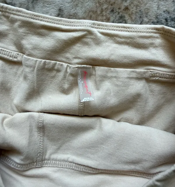FP Movement by Free People Cream Athletic Skort with Side Slit - Image 6
