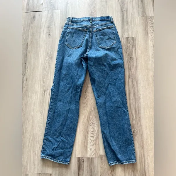 Abercrombie & Fitch 30/10 Curve Love The 90's Straight Ultra High Rise Jeans - Image 6