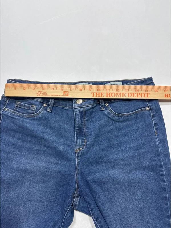 Jessica Simpson Kiss Me Skinny Blue Denim Jeans Size 14/32 - Image 5