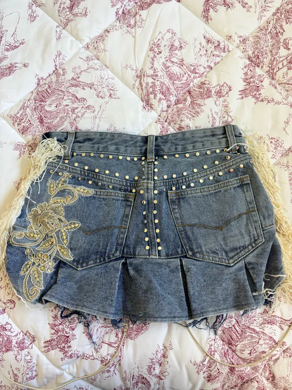 Akira Dream catcher denim skirt - Image 5