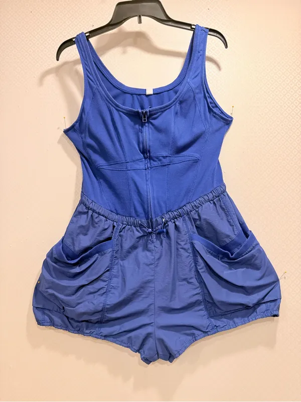 Daily Practice Anthropologie Jumpstart Sleeveless Romper One-Piece Outfit Sz L - Image 3