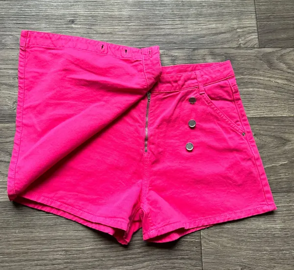 Crossover Denim Skort - Image 6