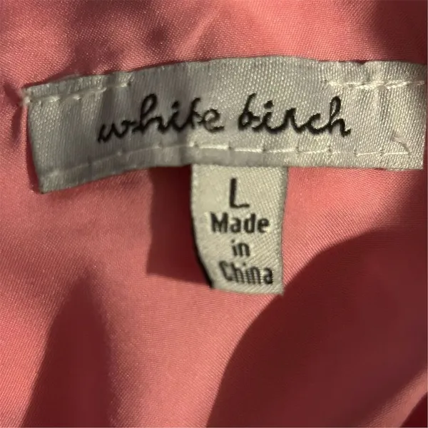 White Birch‎ Women's Pink Bubble Dress Size L Casual - Image 12