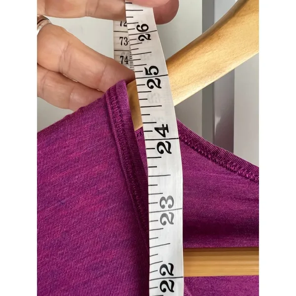 Lululemon Purple Long Sleeve Top Thumb Holes Athletic Shirt Love Scoop? Hot Pink - Image 4