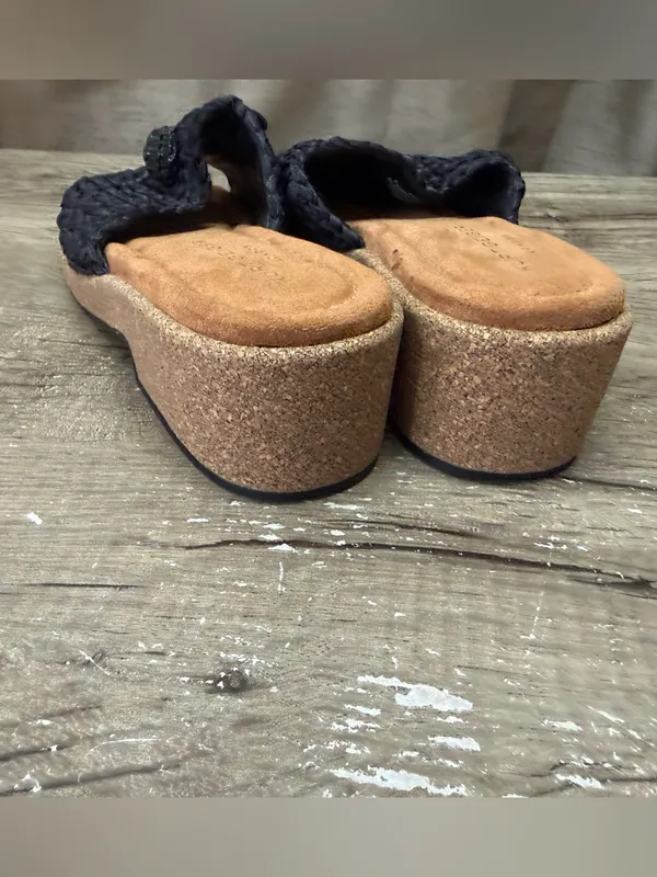 Kurt Geiger Black Woven Sandals size 40.5 - 9.5 - Image 3