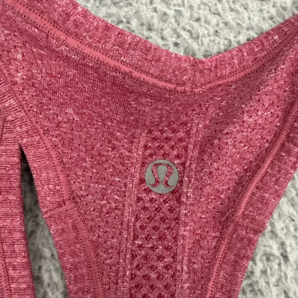 Lululemon Swiftly Tech Tank Top Pink Athletic Athleisure‎ Gym Workout Women's 10 - Image 3