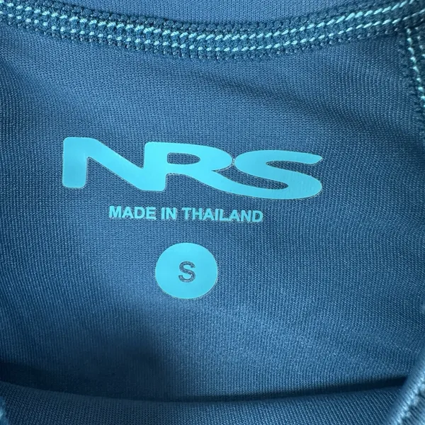 NRS Sun T-Shirt Womens Small Blue UV Protection Long Sleeve UPF 50 Mock Neck - Image 6