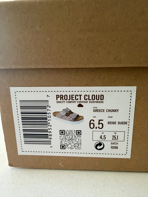 Project Cloud/Birkenstock Chunky platform Tan Size 6.5 - Image 5