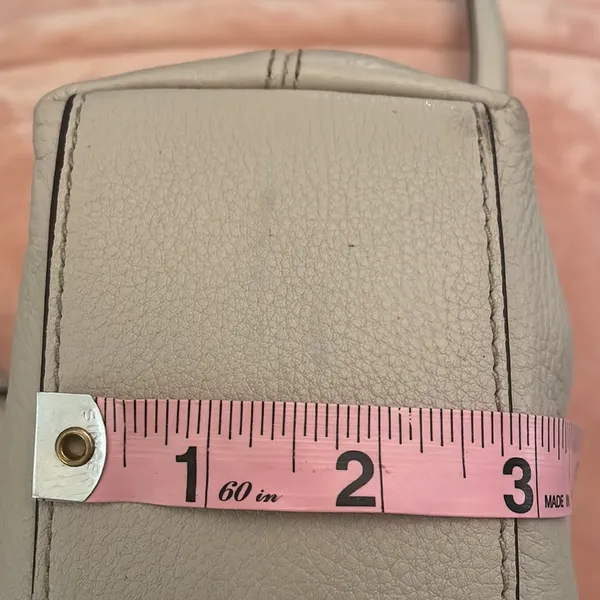 M K Stone colored pebbled leather. Excellent Condition. - Image 5