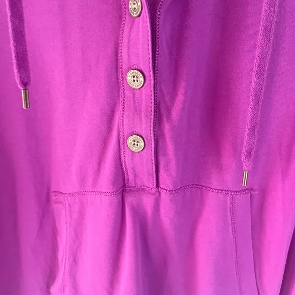 Lauren Ralph Lauren Women's Size Large Purple‎ Pink Half Button Light Sweater - Image 5