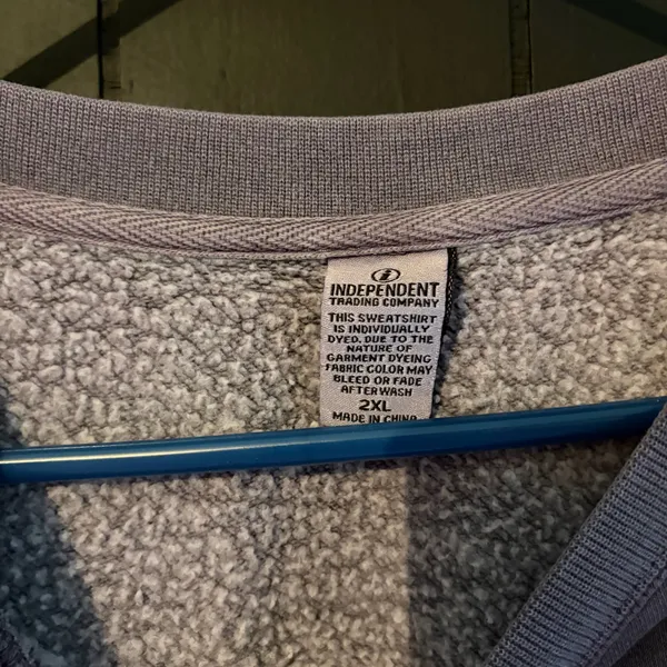 Mile higher podcast crewneck Purple Size XXL - Image 3