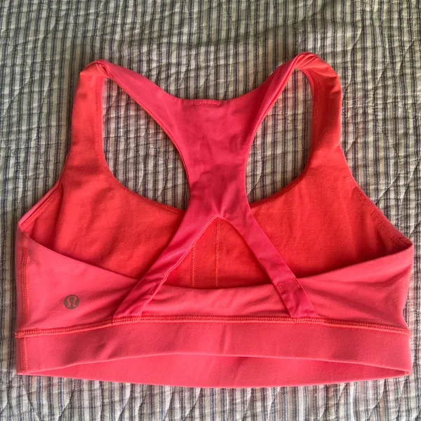 Lululemon Athletica Vibrant Coral Sports Bra - Image 2