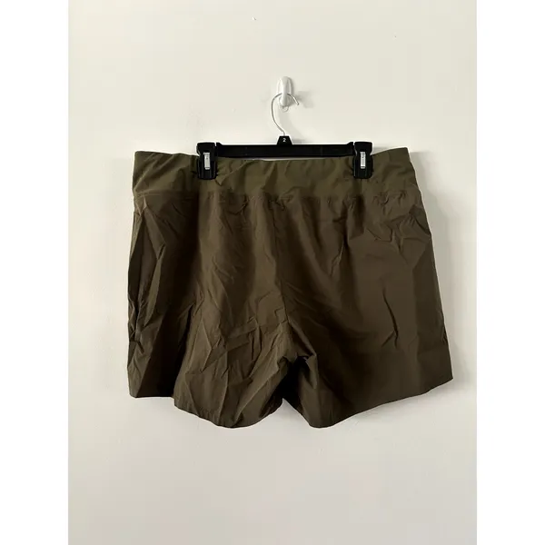 Arc'Teryx Green Women's Taema Outdoor Gorpcore Athletic Shorts Size XL - Image 3