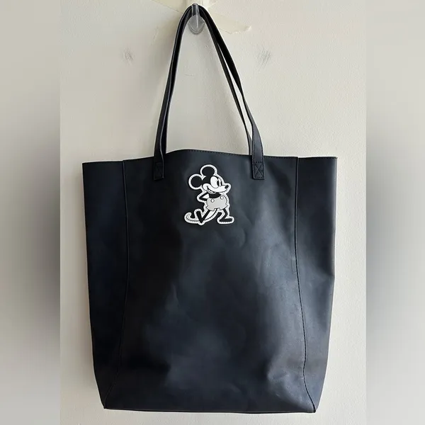 Disney Store Mickey Mouse Greyscale Tote Bag, Women’s Disney Collection Tote - Image 4
