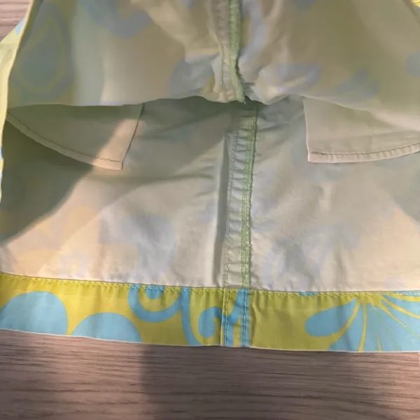 GAP Yellow and Blue Mini Skirt Casual Resort Wear - Image 3