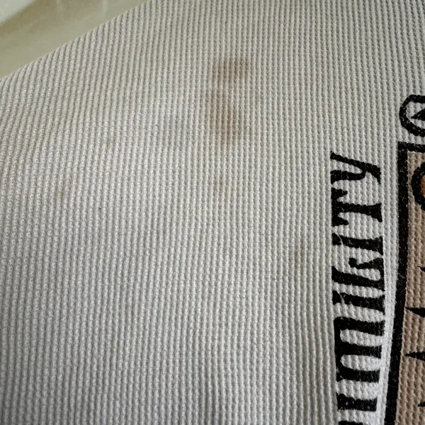 Anthropologie Real Fun, Wow! Gratitude Graphic Sun Waffle Thermal Top Cream M - Image 5