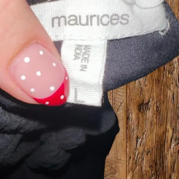 Maurice's Black tiered maxi dress with - Image 4