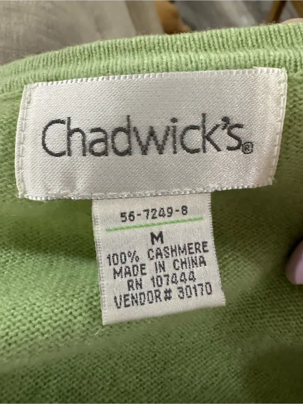 Vintage Chadwick's Sweater 100% Cashmere Women's Medium - Image 4