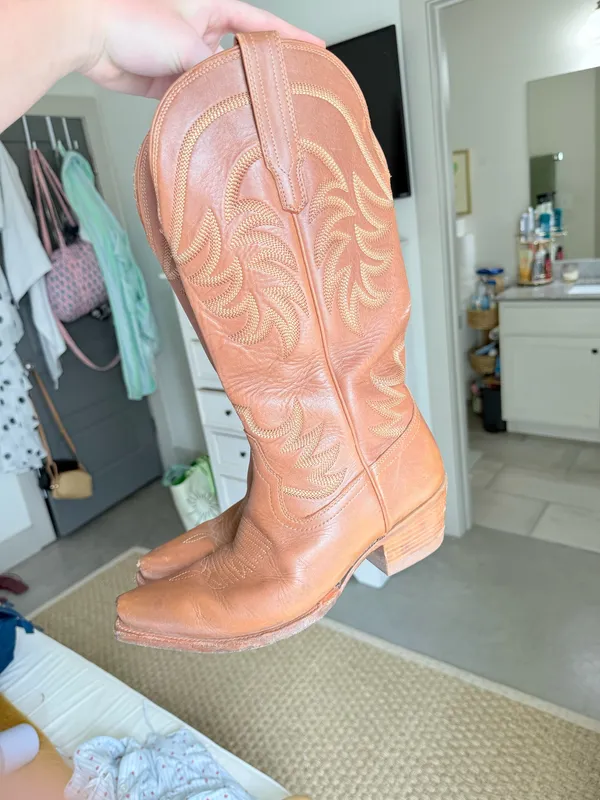 Tecovas Annie boot in caramel Brown Size 9 - Image 6