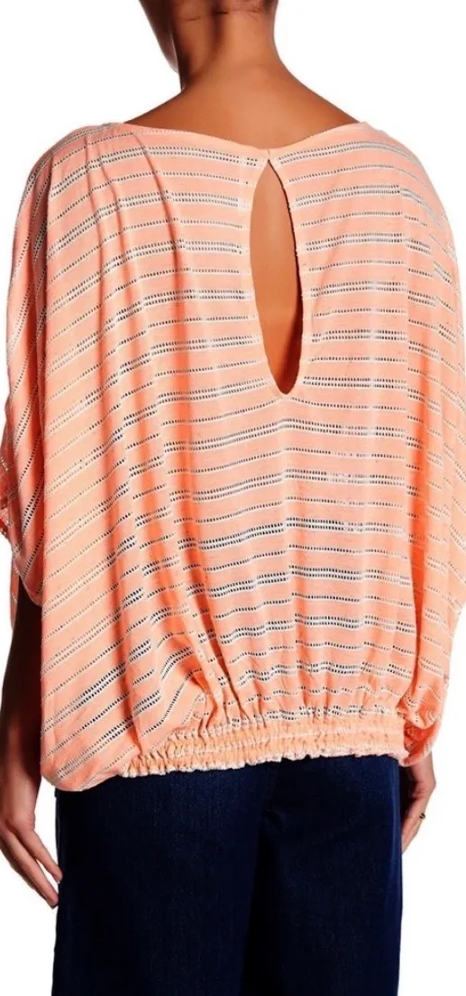 FREE PEOPLE AZALEA EYELET OVERSIZED PULLOVER BLOUSE - Image 13