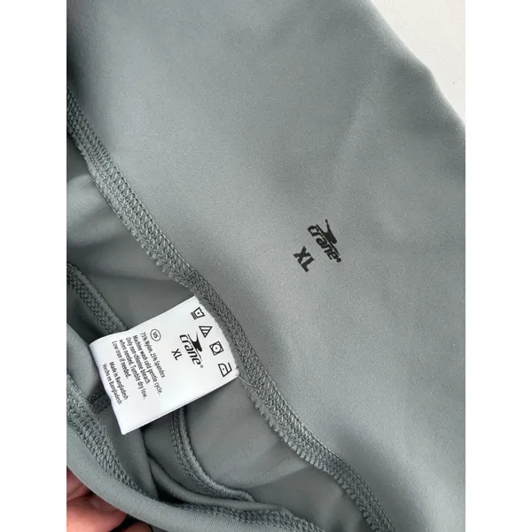 Crane Women Grey Jogger‎ Pants Elastic Waist Cuffed Ankle Athleisure XL - Image 4