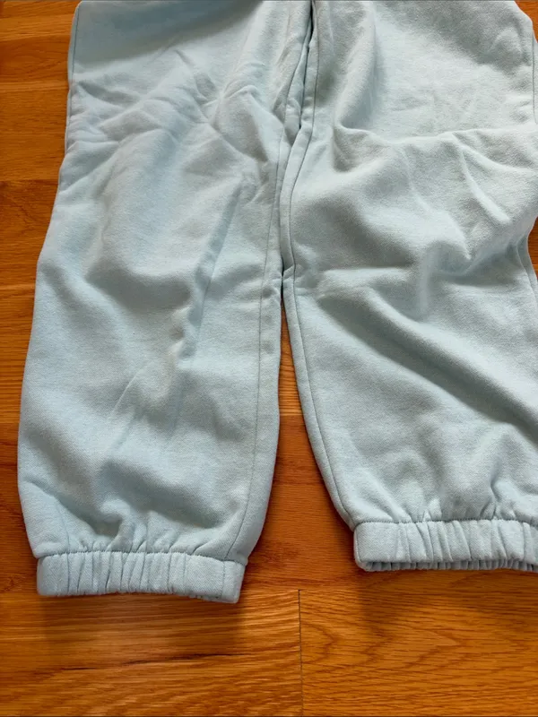 GAP Light Blue Women's Jogger Sweatpants - Image 5