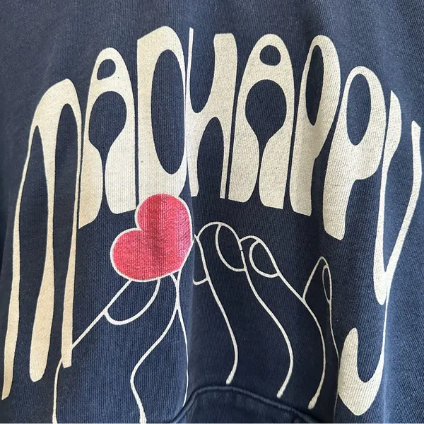 Madhappy Touch of Love Pullover Hoodie Navy, Medium - Image 11