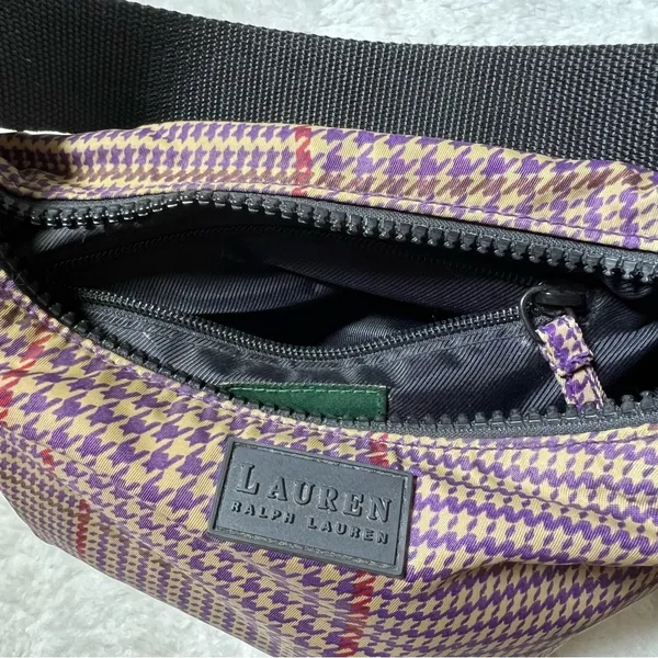 Lauren Ralph Lauren Y2K Houndstooth Shoulder Bag - Image 10
