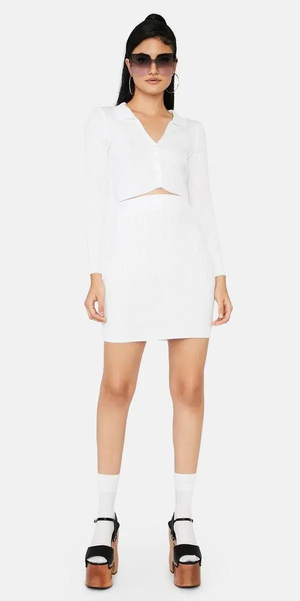 Dolls Kill White Two Piece Set - Image 2