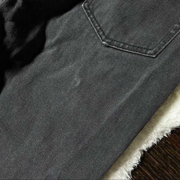 PacSun Black Distressed High Rise Straight Black Jeans - Image 14