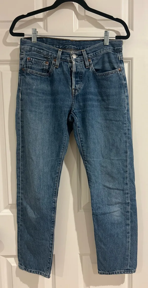 Levi’s 501 Tapered Button Fly Jeans - Image 3