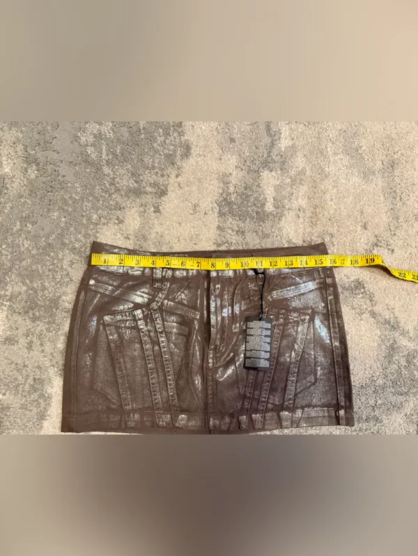 NWT Forever 21 Brown Mini  Skirt - Image 5