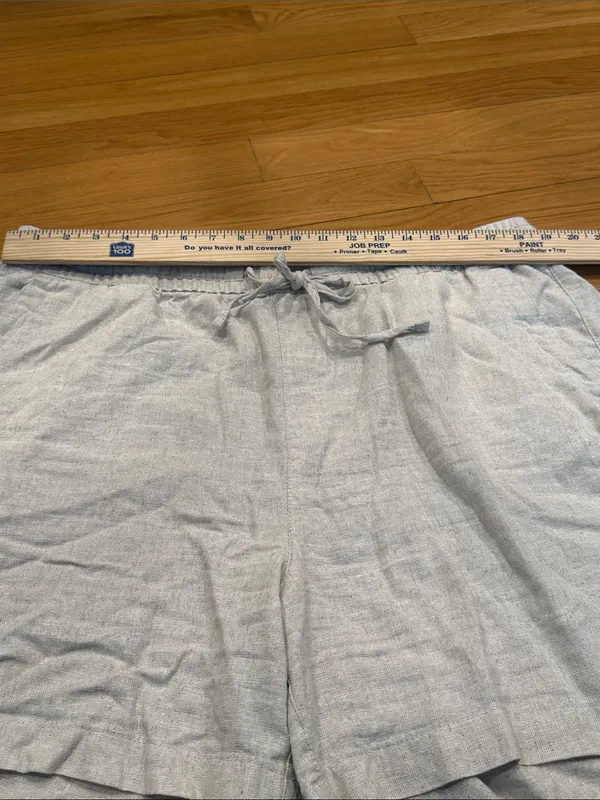 Old navy high rise flax linen blend shorts size xlarge. - Image 6