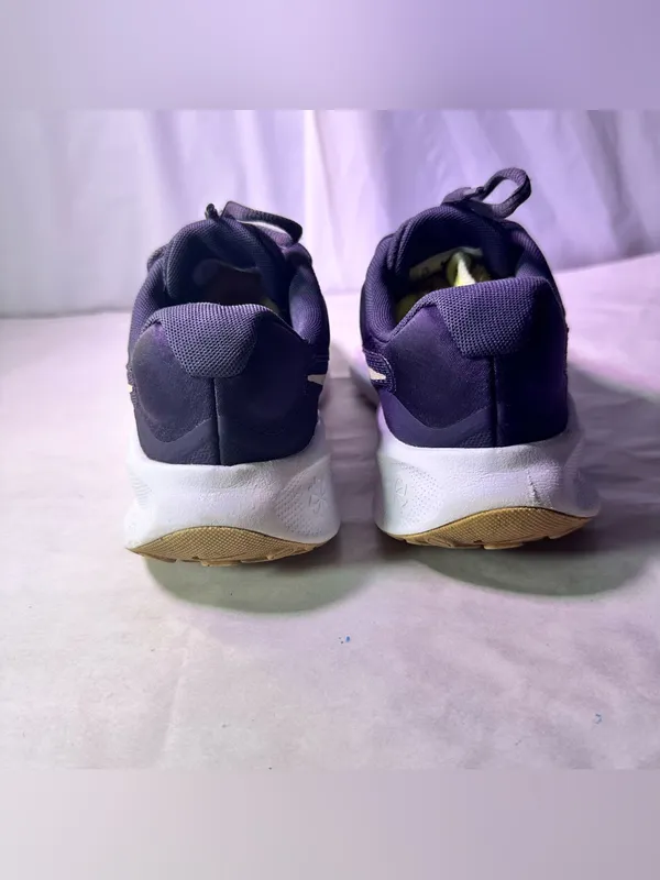 Nike Women's Athletic Sneakers - Purple with Pink Swoosh - Image 7