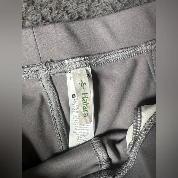 Halara Flex™ DayStretch High Waisted Pocket Straight Leg Work Pants Gray Medium - Image 2