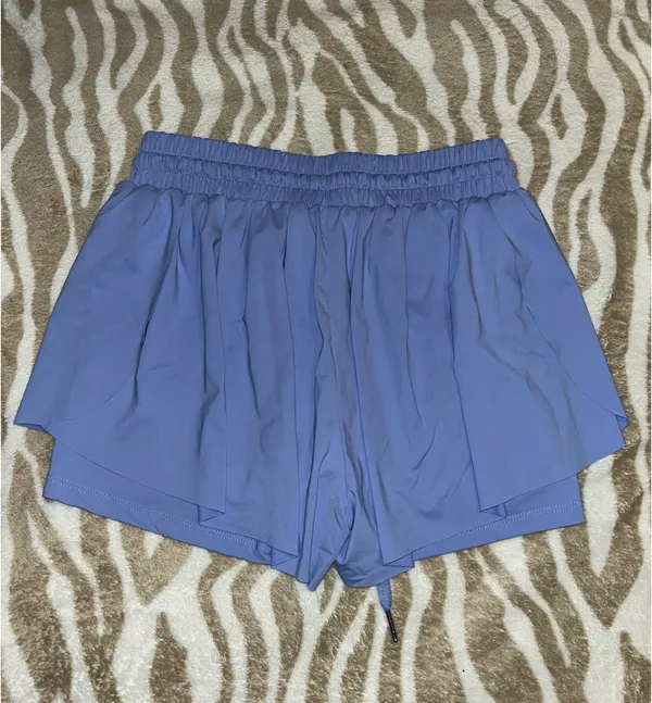 SheIn Buttery Solid Drawstring Running Athletic Shorts - Image 4