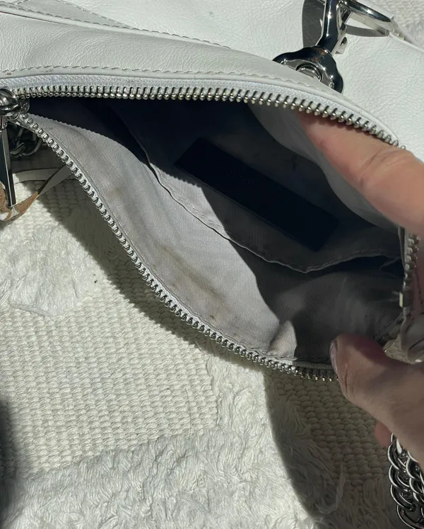 White Mini Mac Crossbody - Image 11