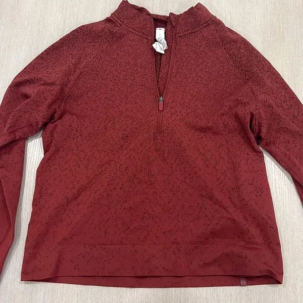 Lululemon 3/4 zip red jacket top - Image 2