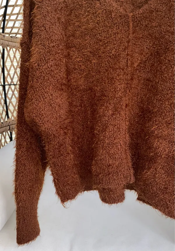 Free People Women’s Icing V Pull Over Sweater Size Medium - Image 8