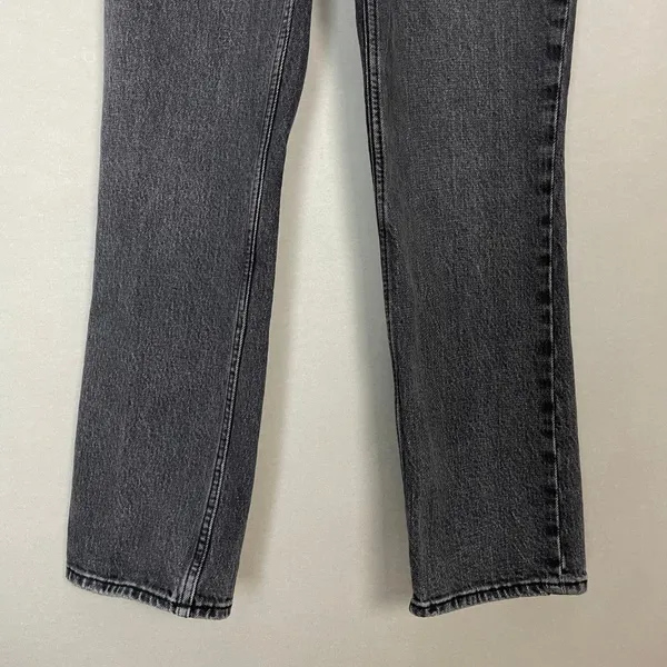 Abercrombie‎ and Fitch The 90s Straight Ultra High Rise Curve Love Size 25 / 0 - Image 7