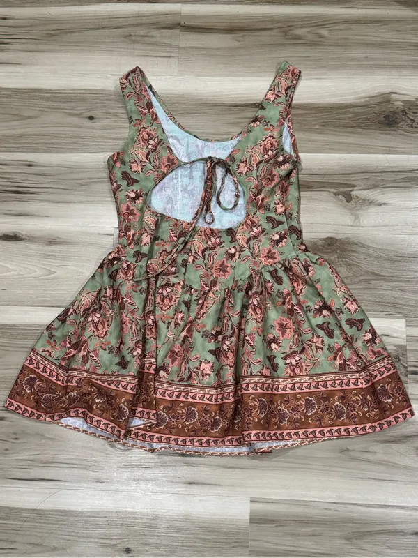 Cider Tie Back Keyhole Dress Women’s Large - Image 2