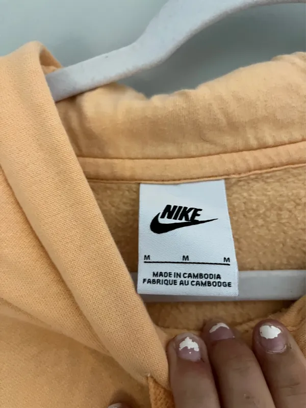 Nike Orange hoodie  - Image 2